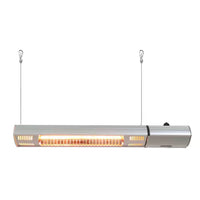 1500-Watt Infrared Wall-Mounted Electric Outdoor Heater with Remote