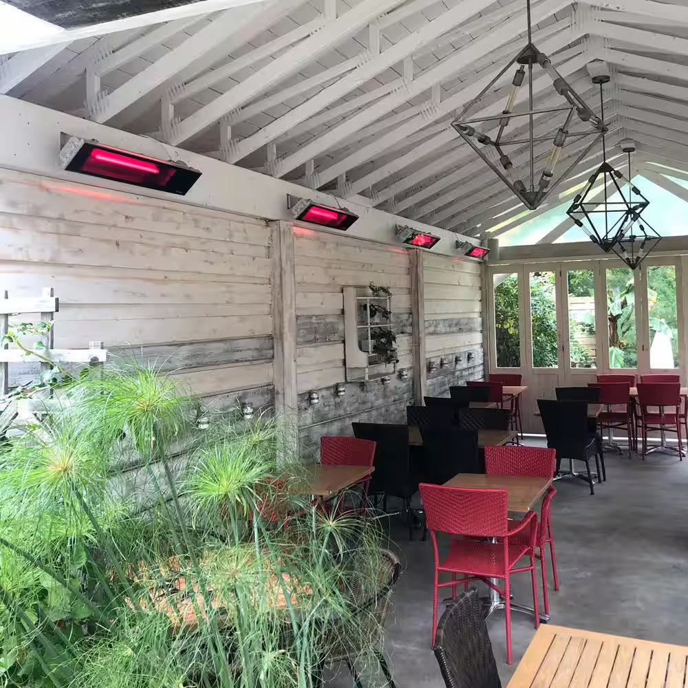 1500-Watt Stainless Steel Infrared Ceiling-Mounted Indoor/Outdoor Electric Heater